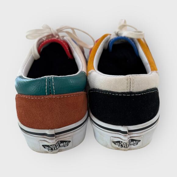 Vans Era Colorblock Skate Sneakers 5 Patchwork Low Top Lace Up Casual Street - Picture 7 of 8